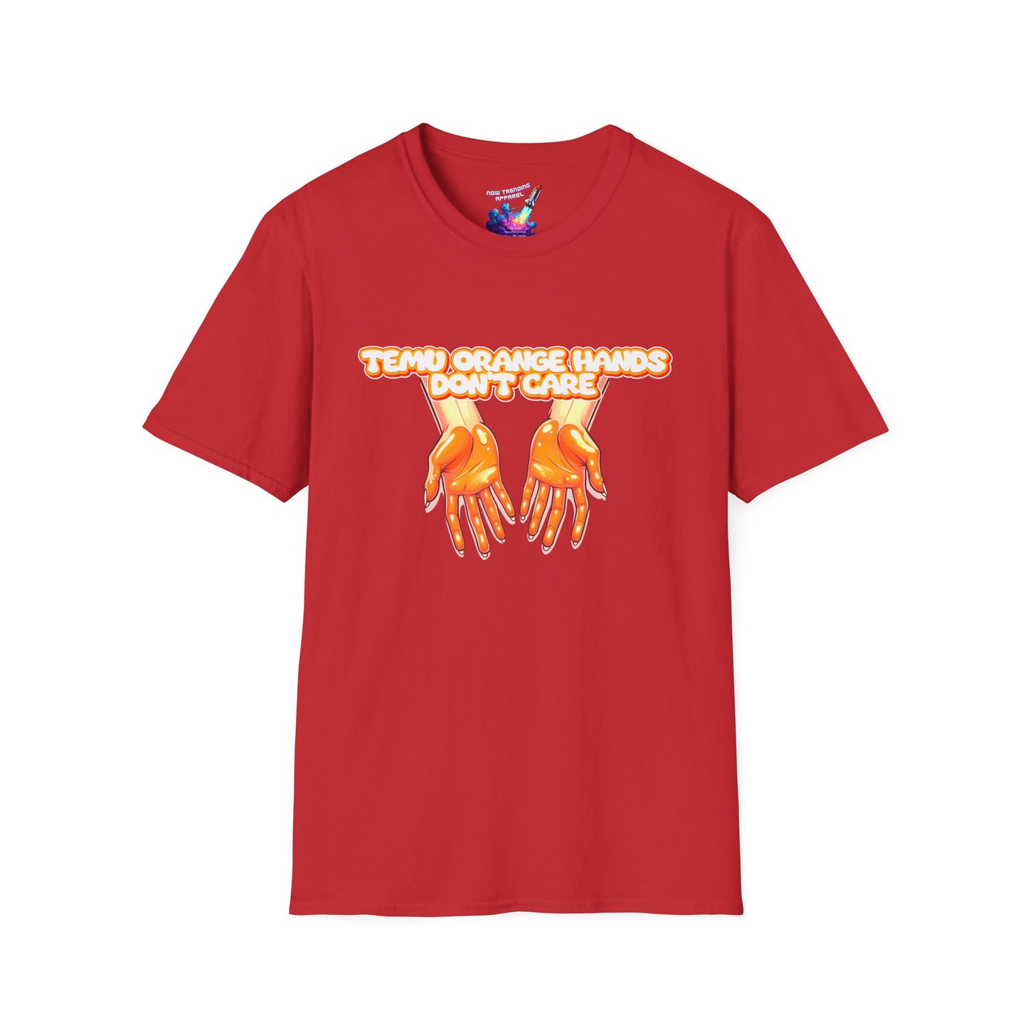 'Temu Orange Hands' Unisex Graphic T-Shirt