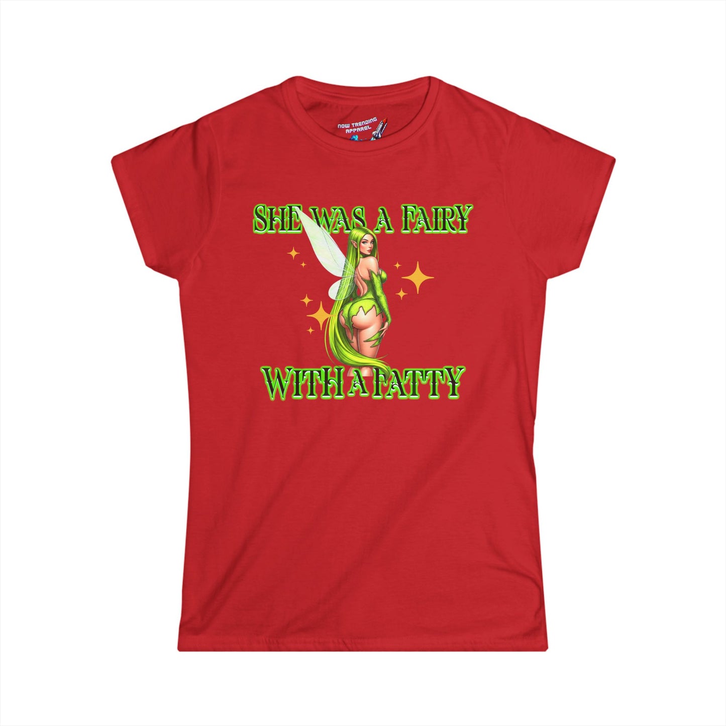 ‘Fairy with a Fatty’ Women's Graphic T-Shirt