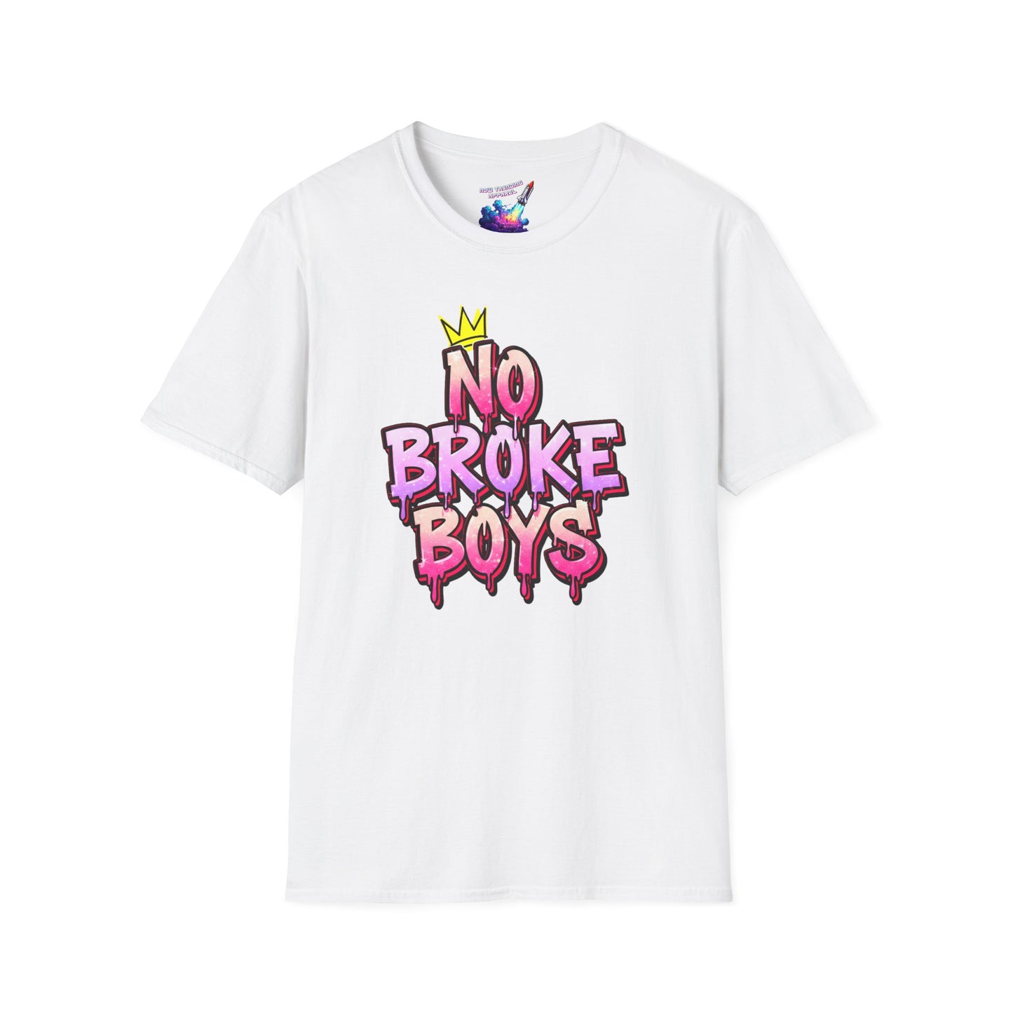 'No Broke Boys' Unisex Graphic T-Shirt