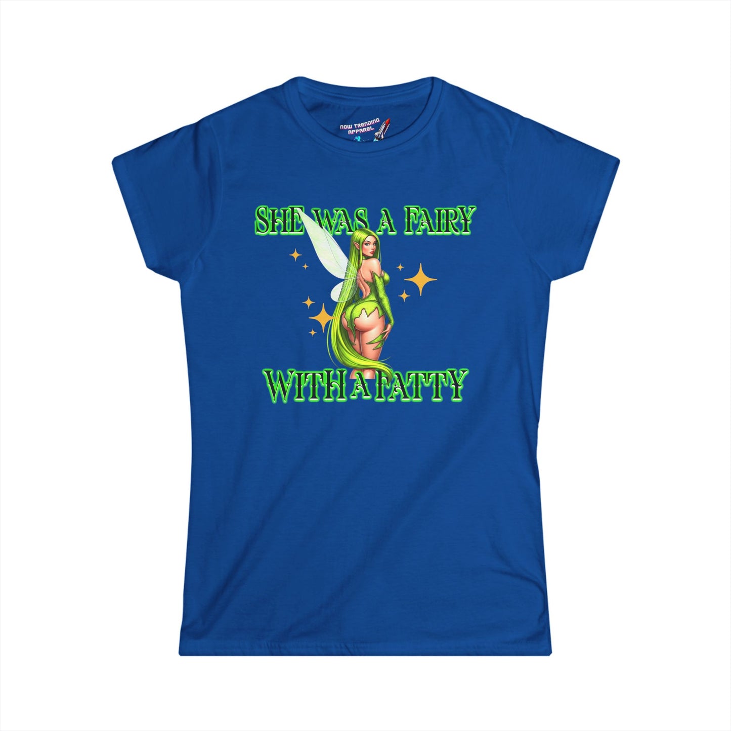 ‘Fairy with a Fatty’ Women's Graphic T-Shirt