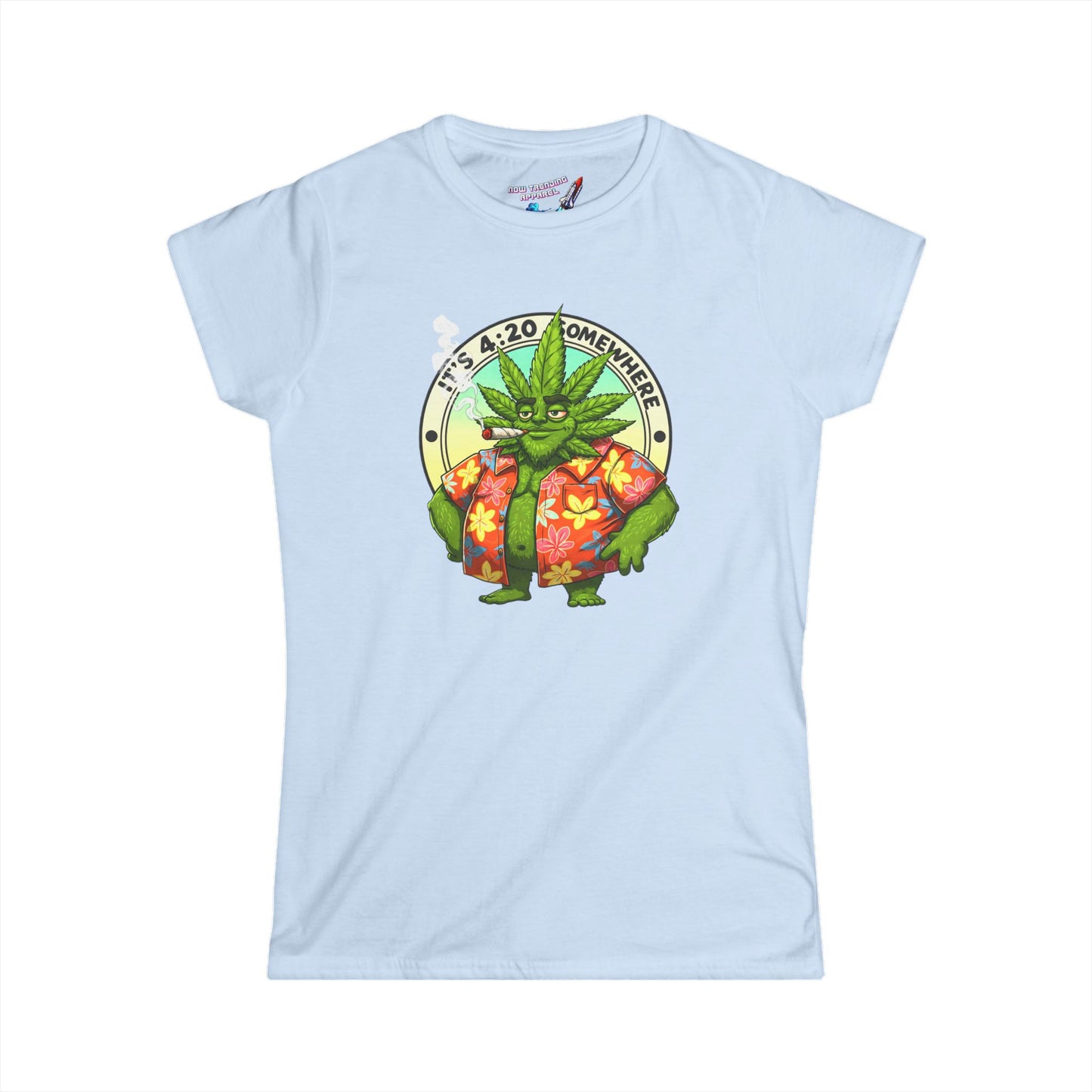 'It's 4:20 Somewhere' Women's Graphic T-Shirt