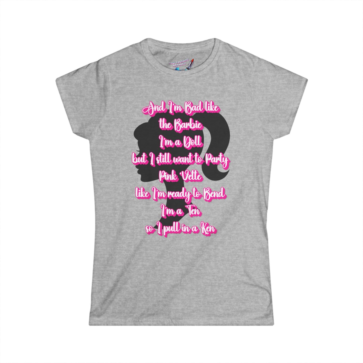 'Bad Like Barbie' Women's Graphic T-shirt