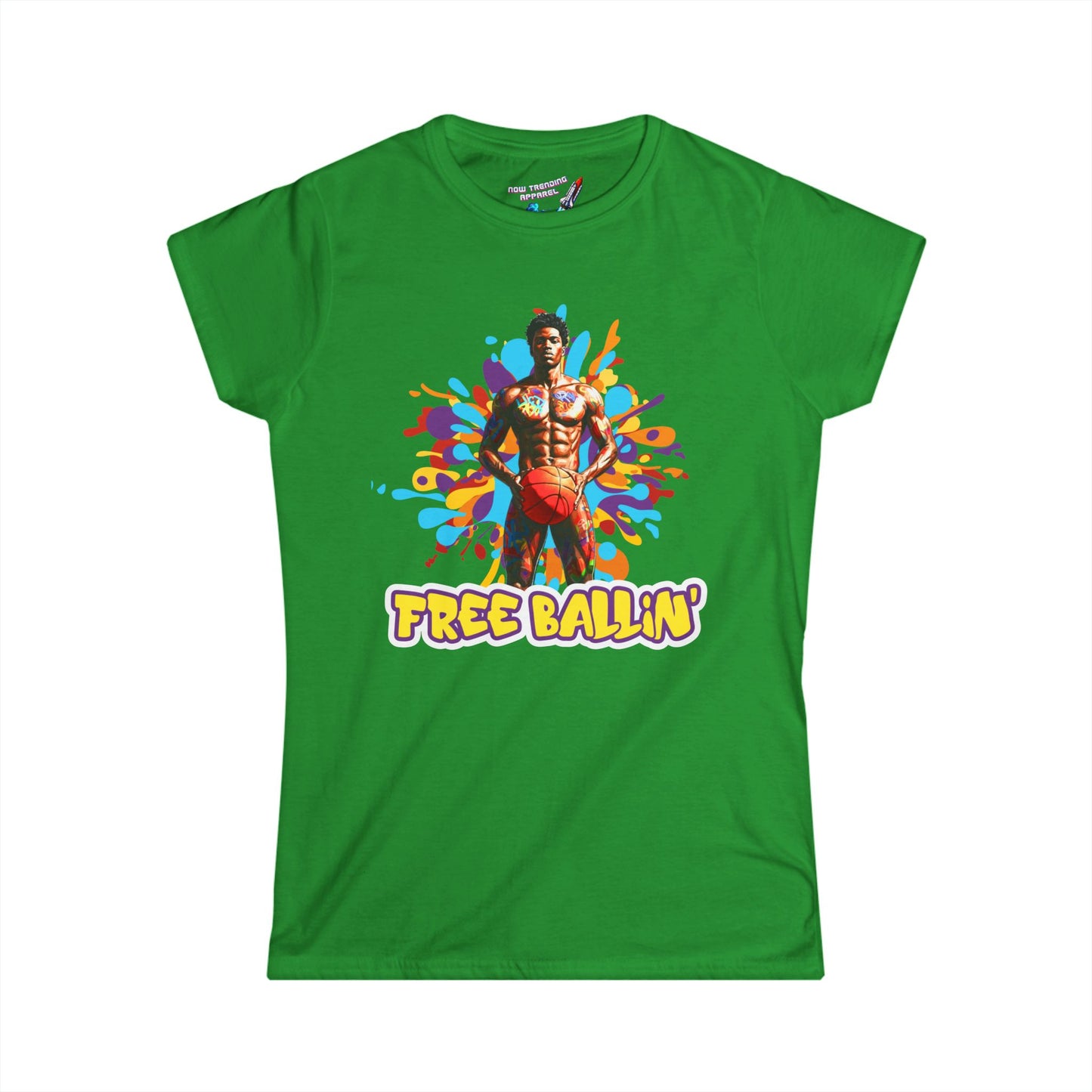 'Free Ballin' Women's Graphic T-Shirt