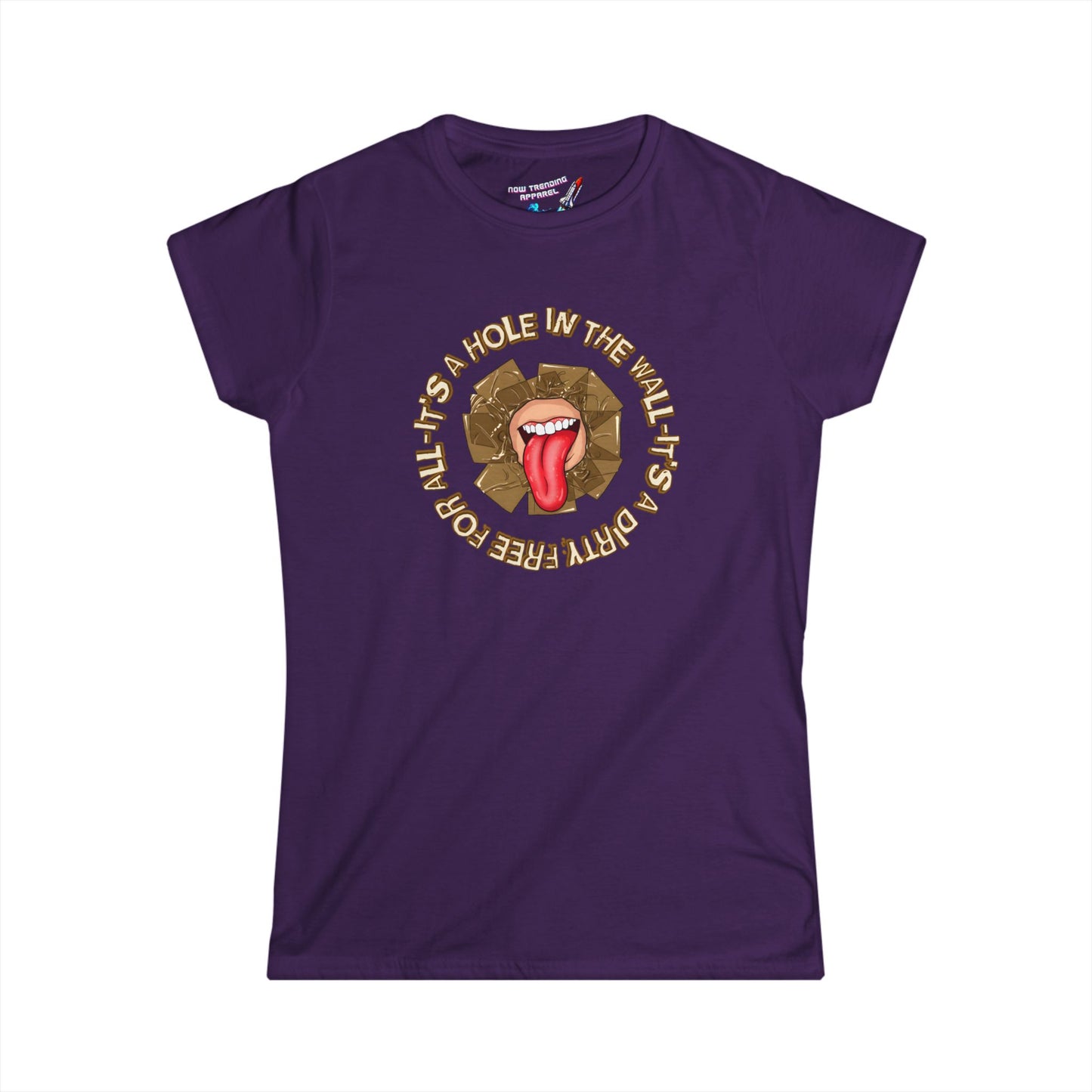 'Hole in the Wall' Women's Graphic T-Shirt