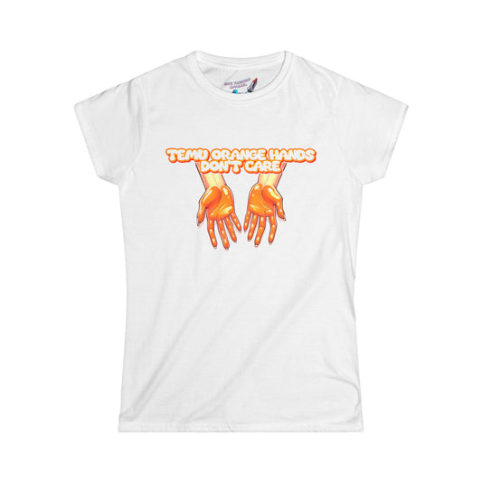 'Temu Orange Hands' Women's Graphic T-Shirt