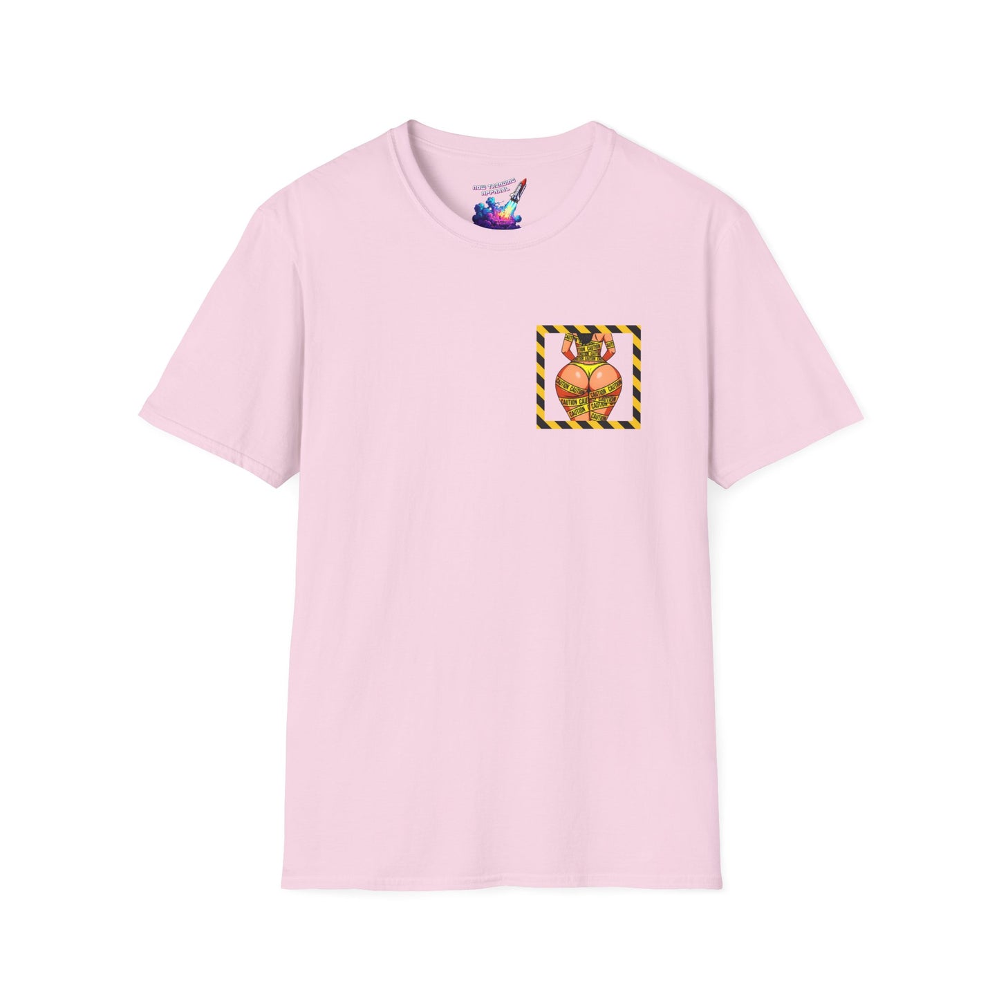 'Be Cautious' Unisex Double-Sided Graphic T-Shirt