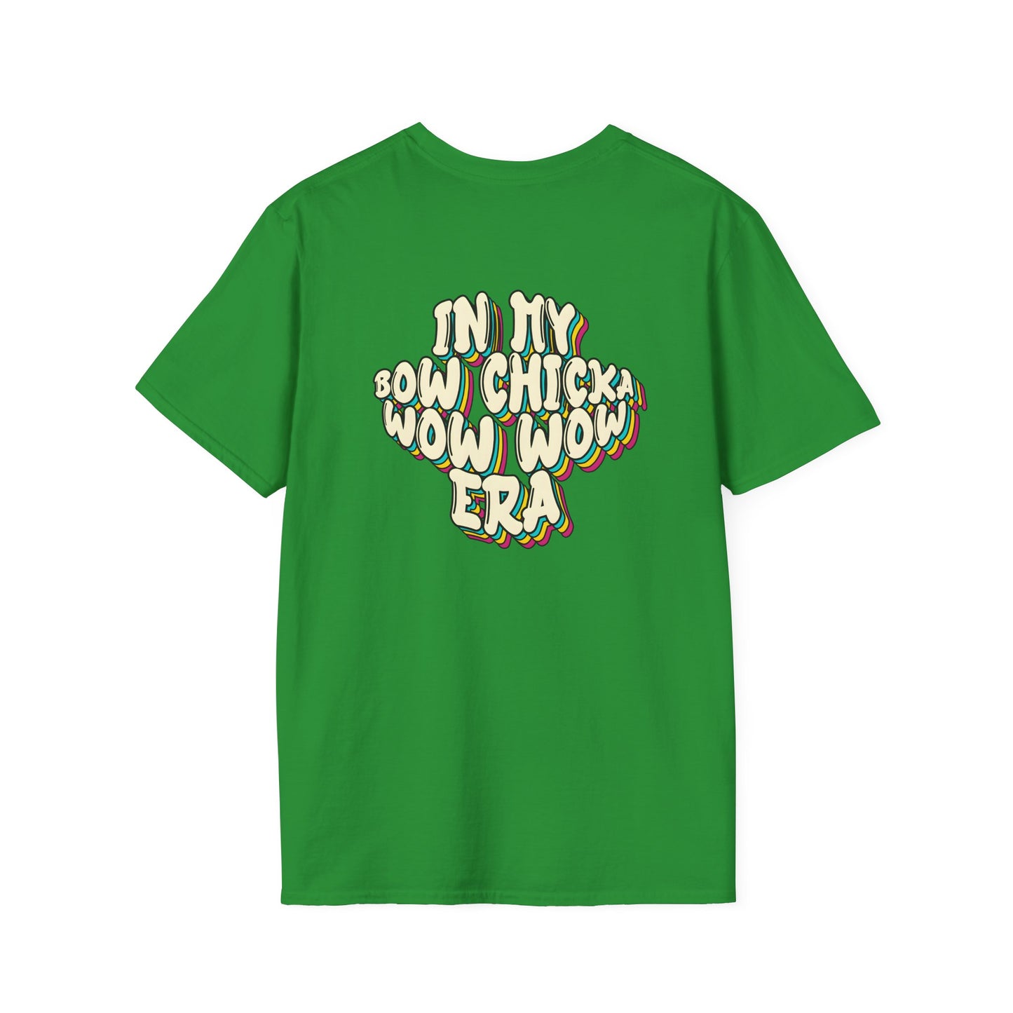 ‘Bow Chicka Wow Wow Era’ Unisex Double-Sided Graphic T-Shirt