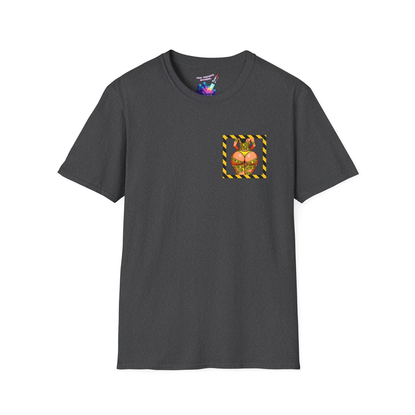 'Be Cautious' Unisex Double-Sided Graphic T-Shirt