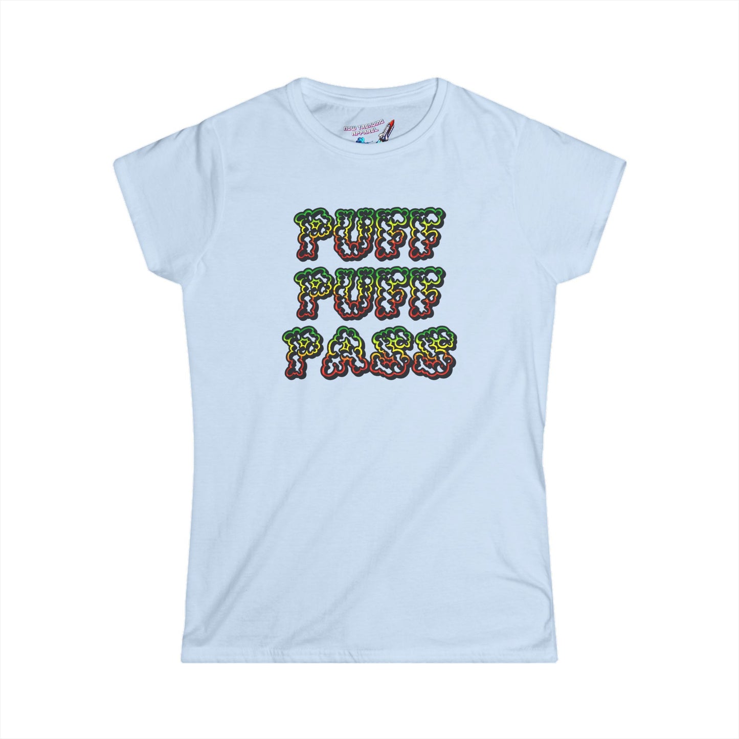 ‘PUFF PUFF PASS’ Women's Graphic T-Shirt
