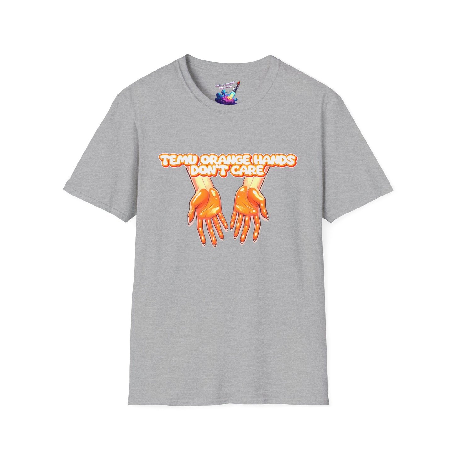 'Temu Orange Hands' Unisex Graphic T-Shirt
