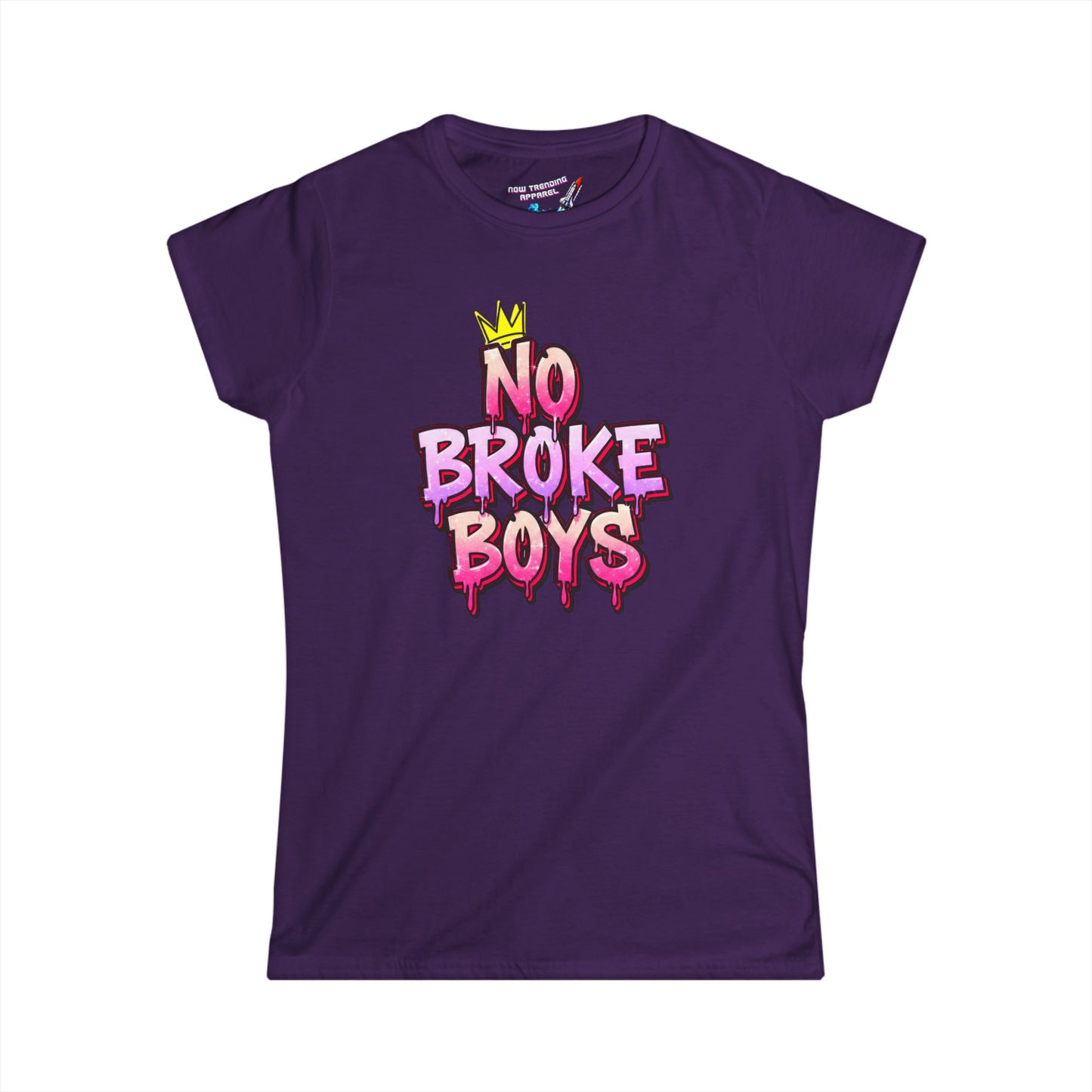 ‘No Broke Boys’ Women's Graphic T-Shirt