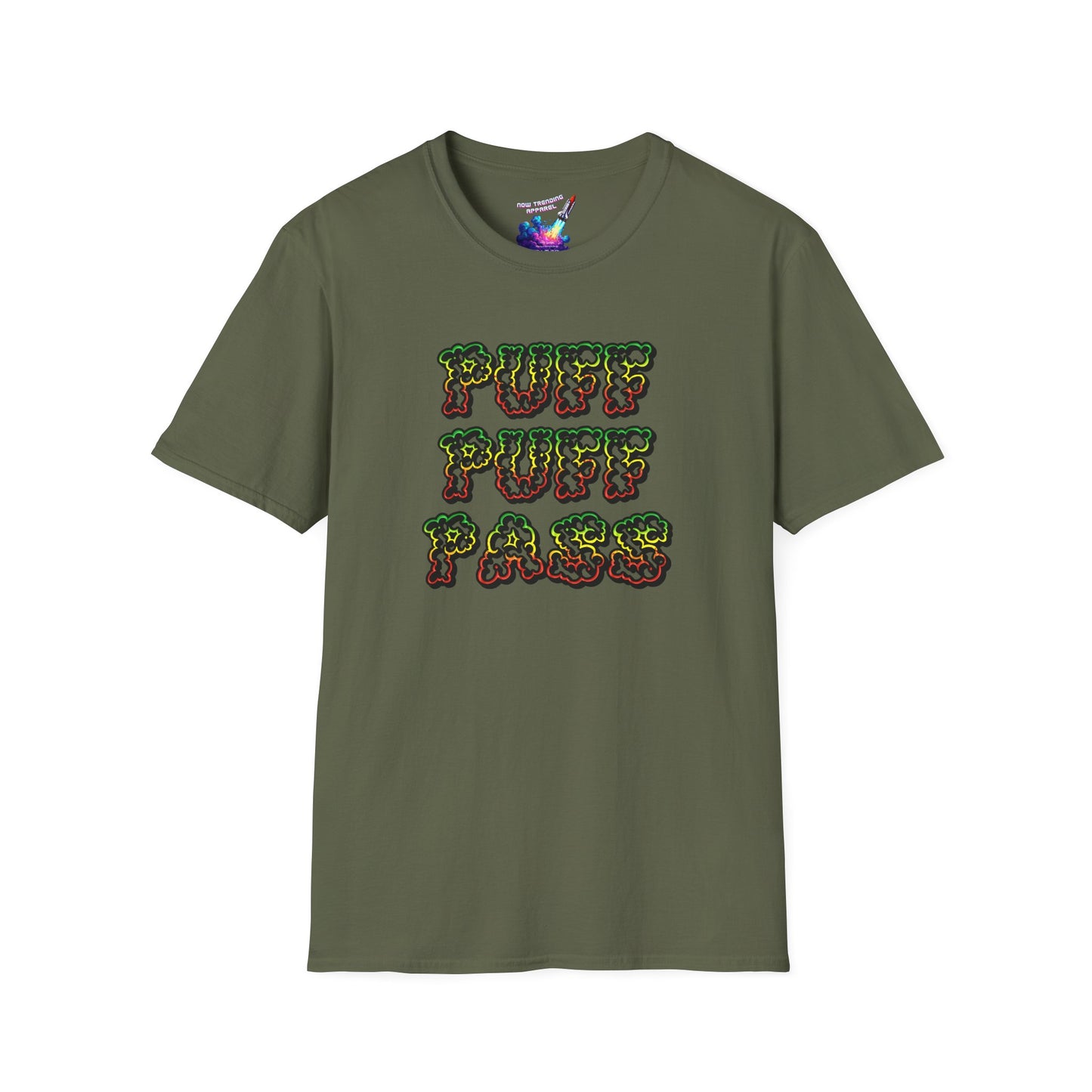 ‘PUFF PUFF PASS’ Unisex Graphic T-Shirt