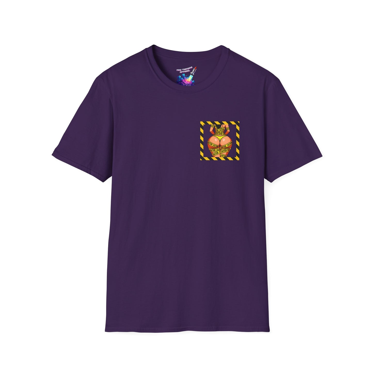 'Be Cautious' Unisex Double-Sided Graphic T-Shirt