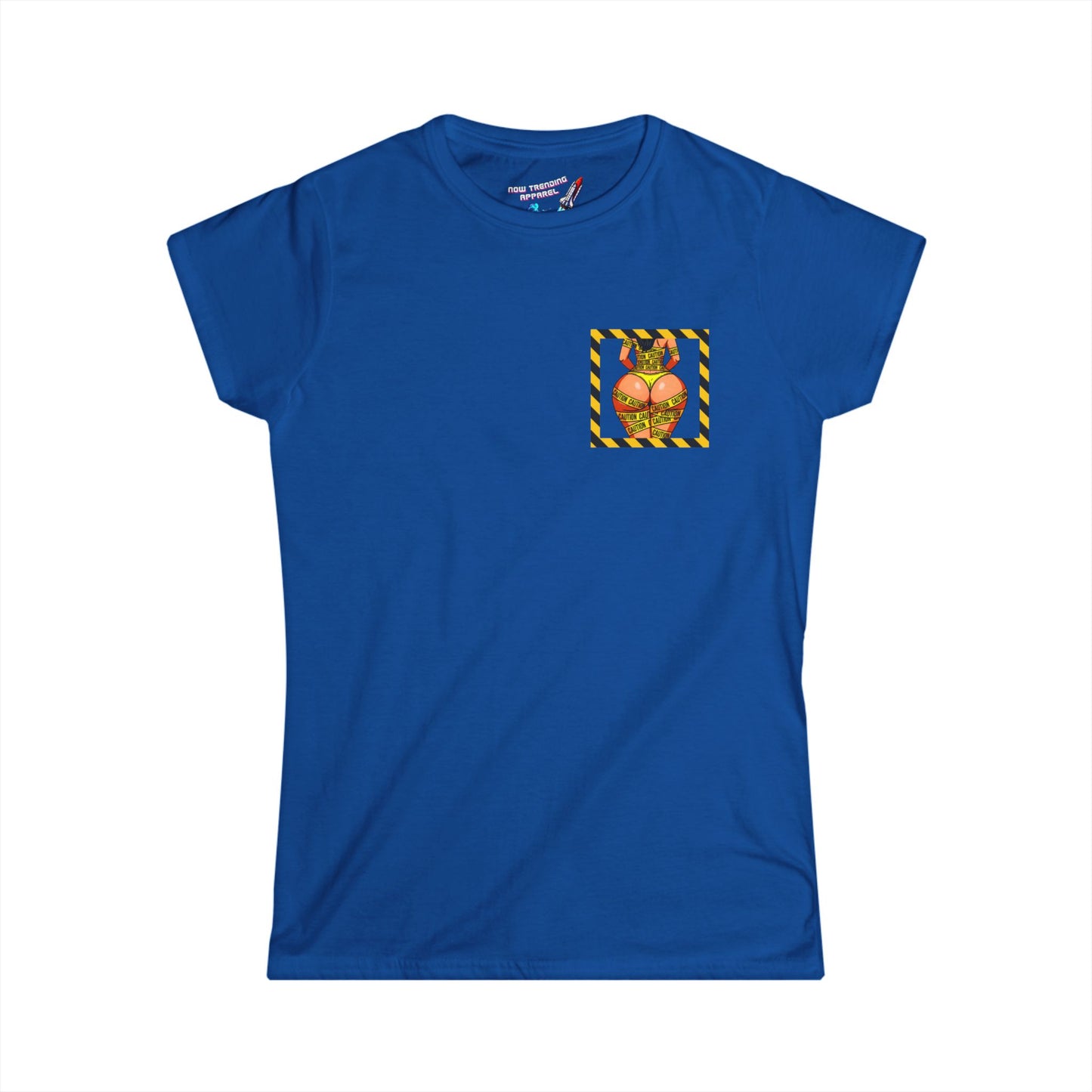 ‘Be Cautious’ Women's Double-Sided Graphic T-Shirt