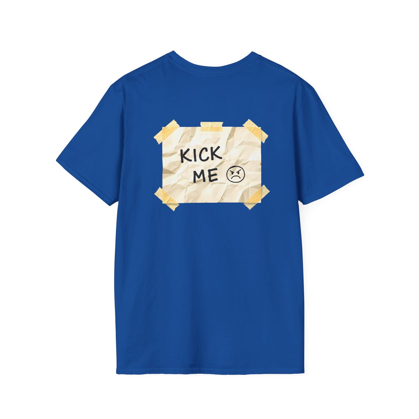 'Kick Me' Unisex Double-Sided Graphic T-Shirt