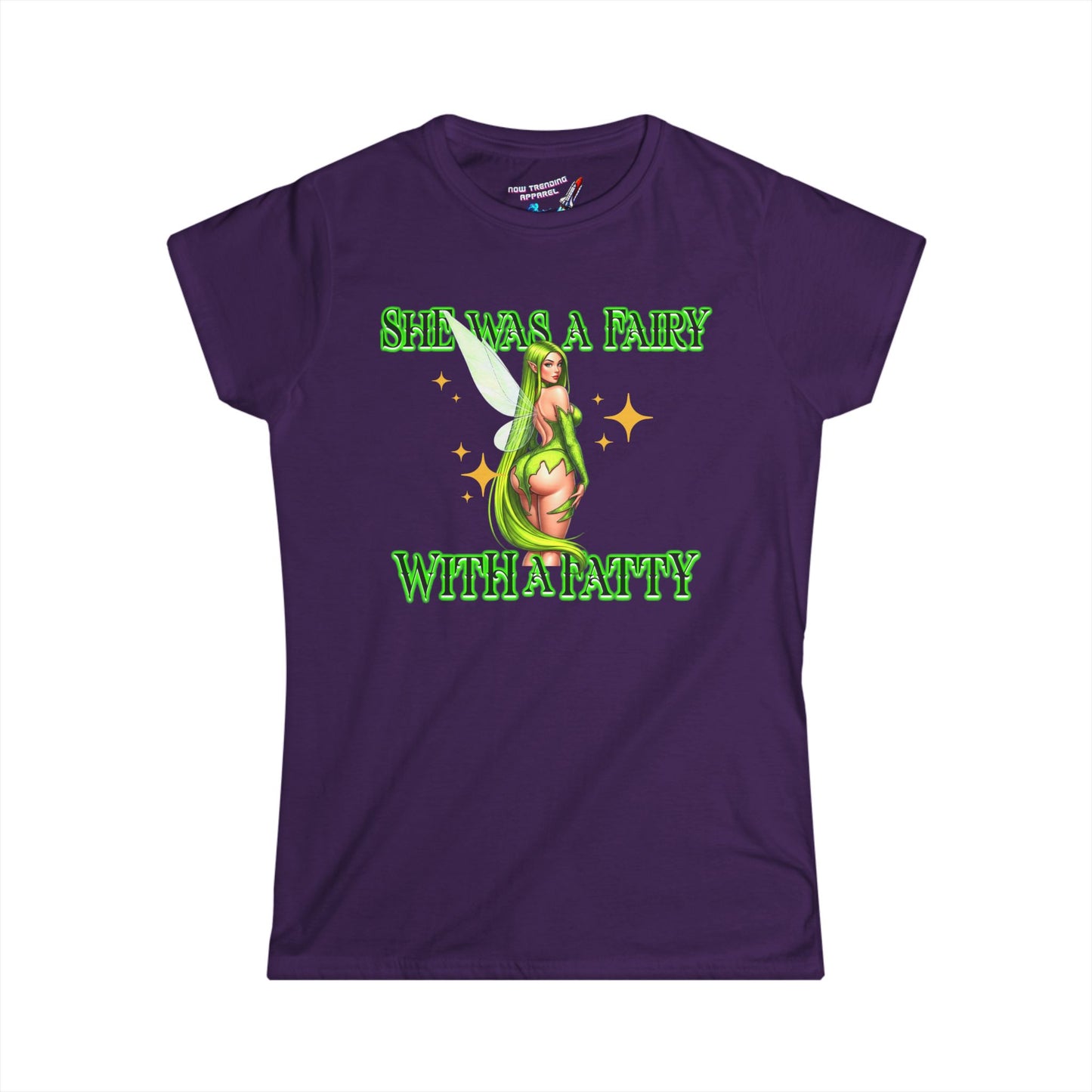 ‘Fairy with a Fatty’ Women's Graphic T-Shirt