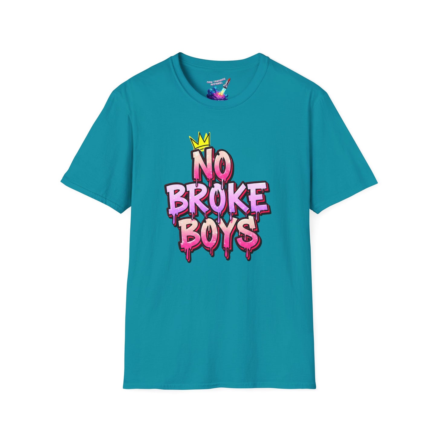 'No Broke Boys' Unisex Graphic T-Shirt