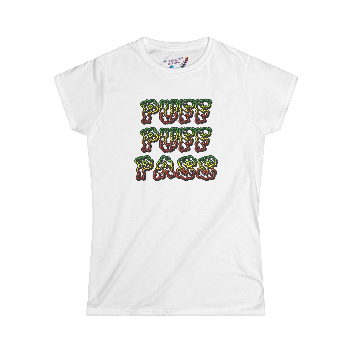 ‘PUFF PUFF PASS’ Women's Graphic T-Shirt