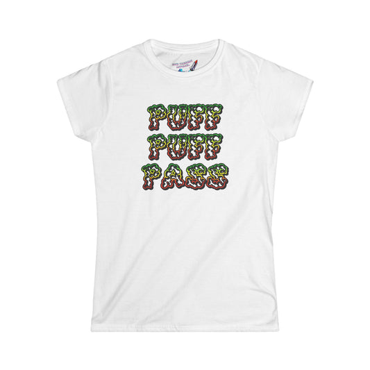 ‘PUFF PUFF PASS’ Women's Graphic T-Shirt
