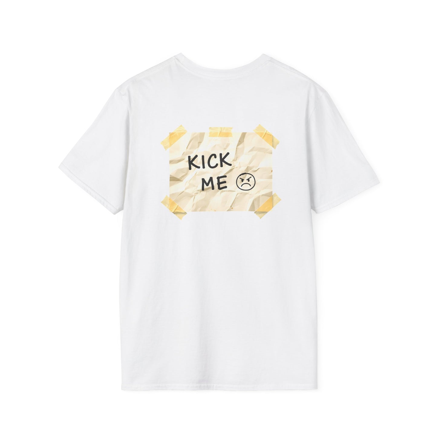 'Kick Me' Unisex Double-Sided Graphic T-Shirt