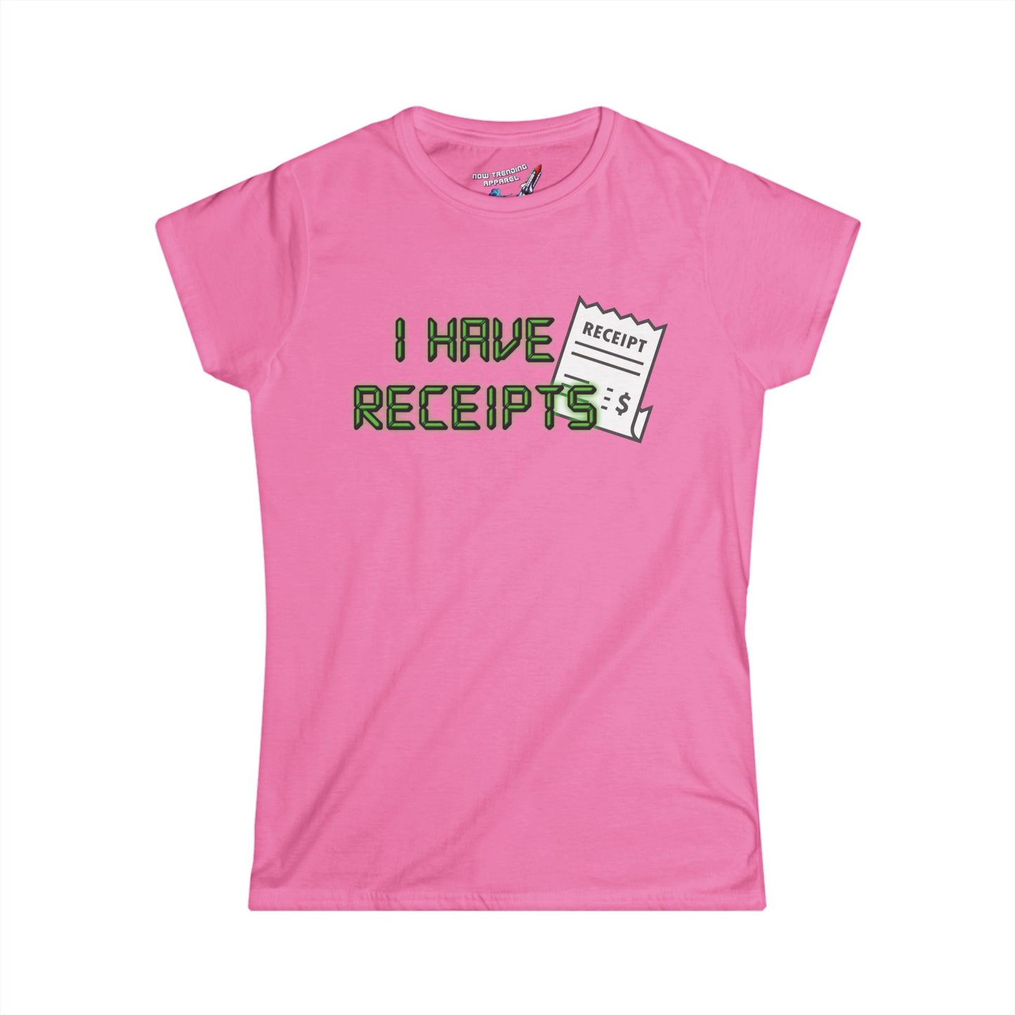 'Receipts' Women's Graphic T-Shirt