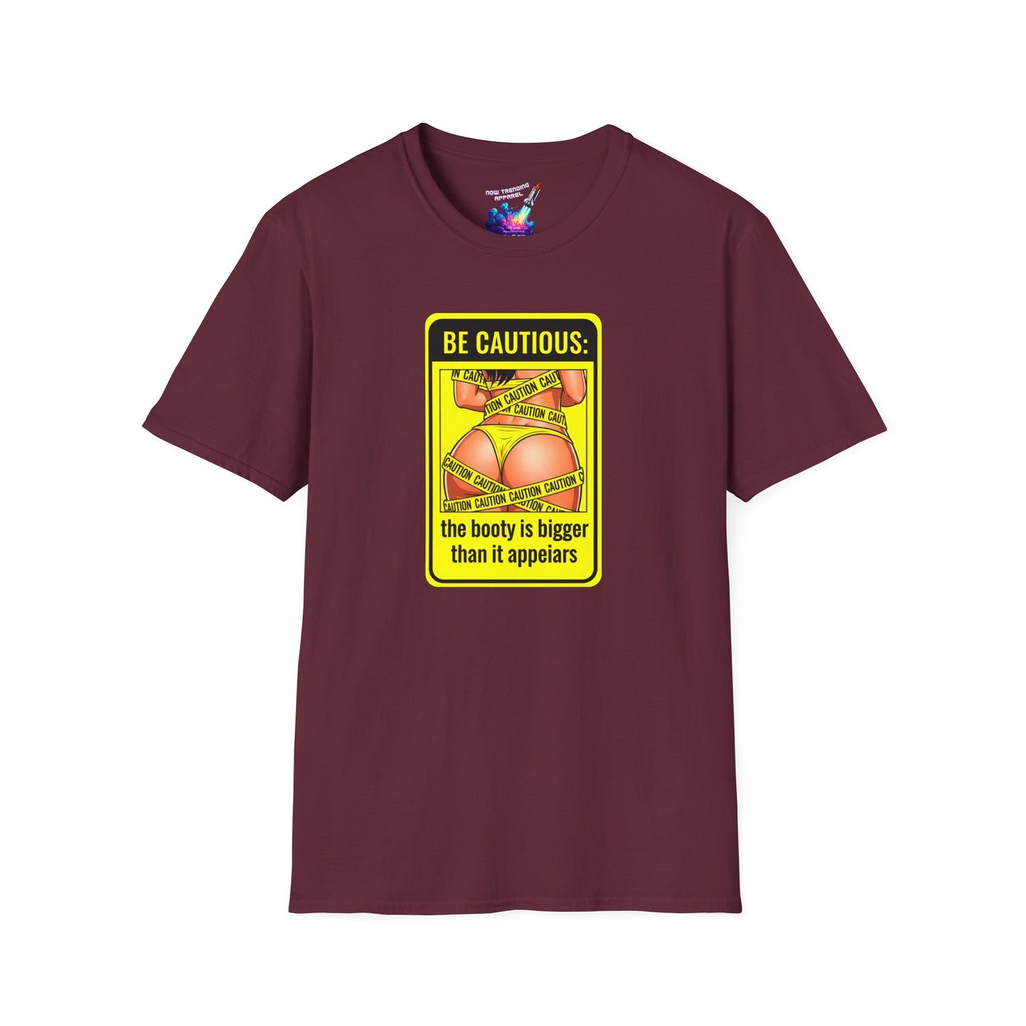'Be Cautious' Unisex Graphic T-Shirt