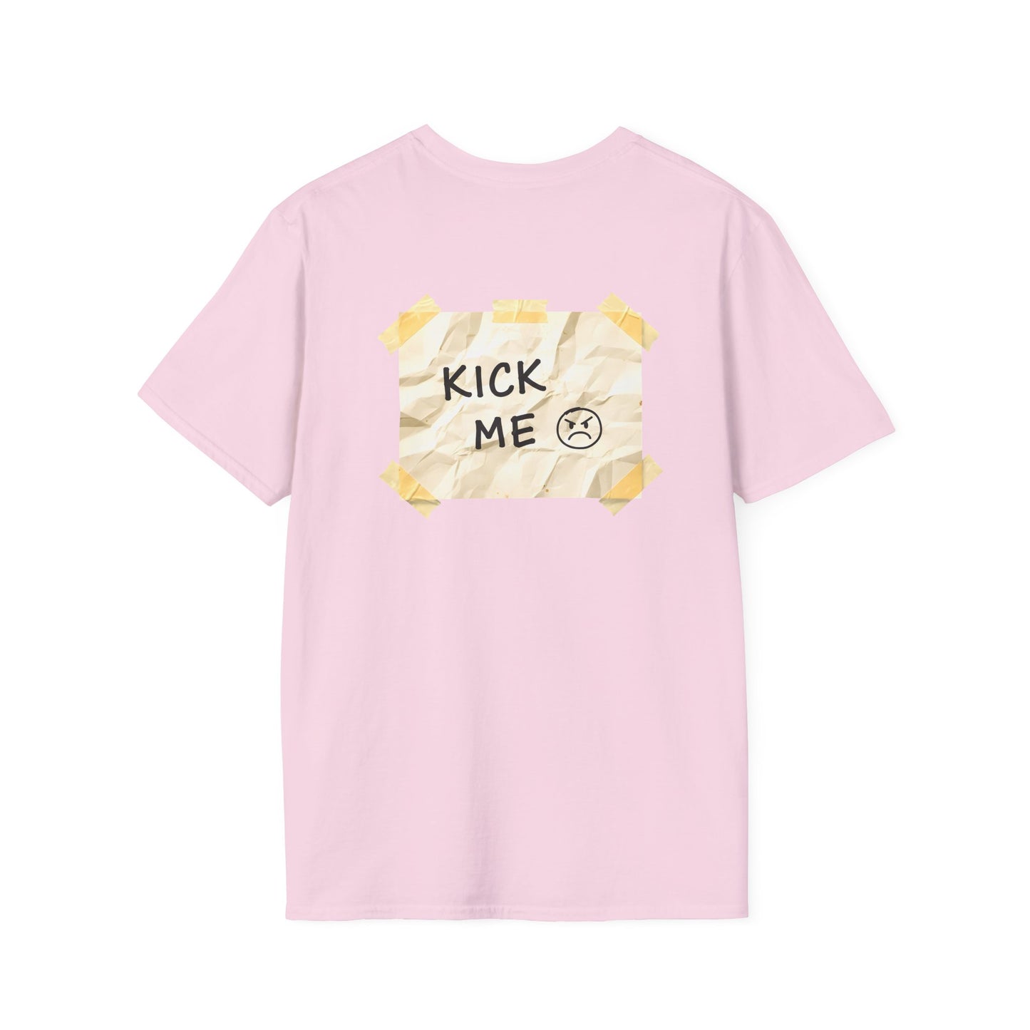 'Kick Me' Unisex Double-Sided Graphic T-Shirt
