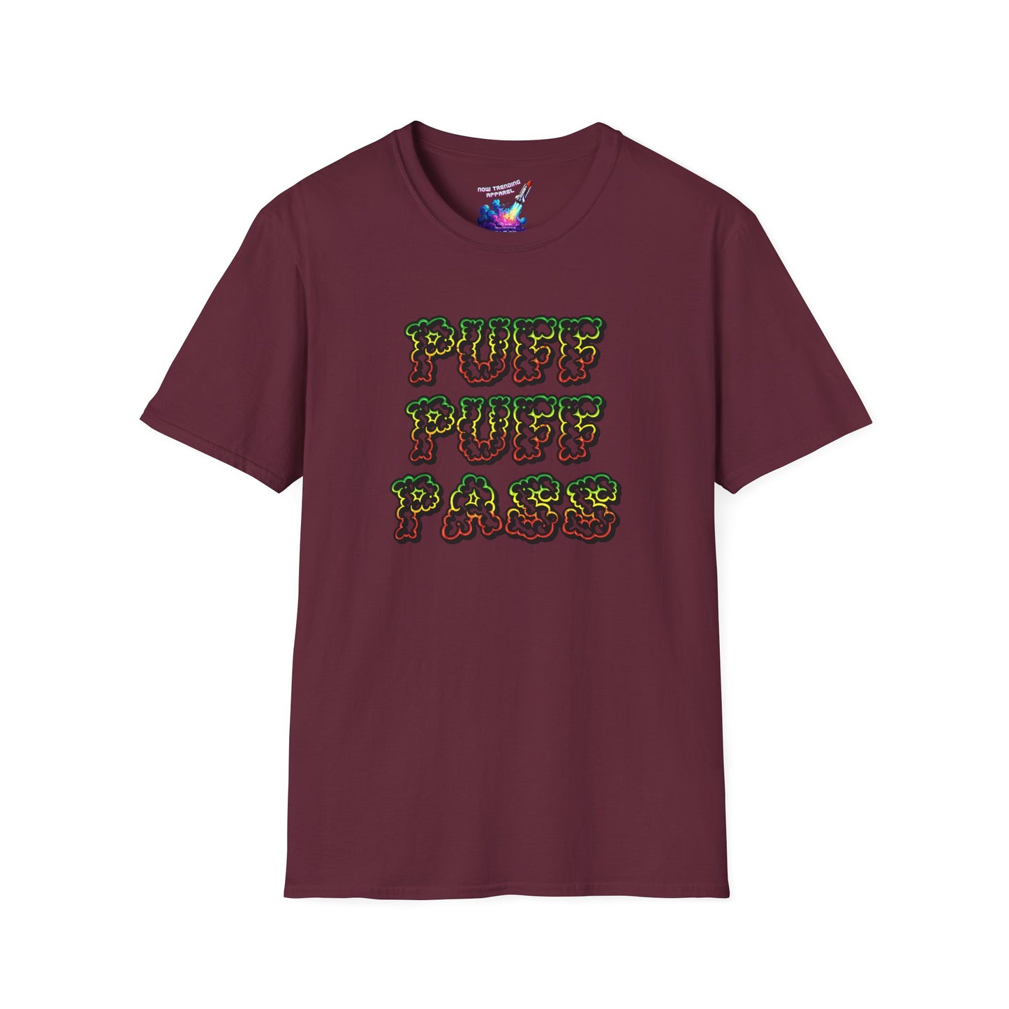 ‘PUFF PUFF PASS’ Unisex Graphic T-Shirt