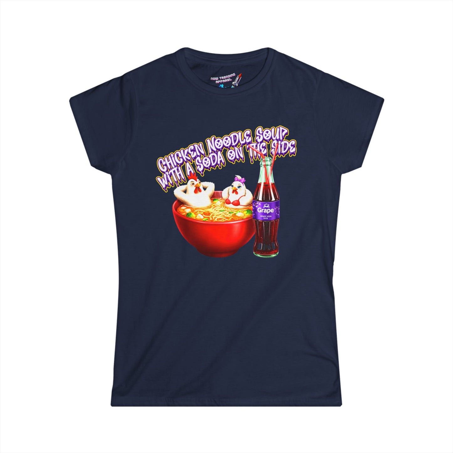 ‘Chicken Noodle’ Women's Graphic T-Shirt