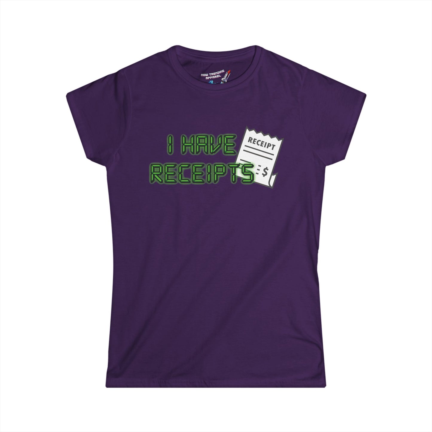 'Receipts' Women's Graphic T-Shirt