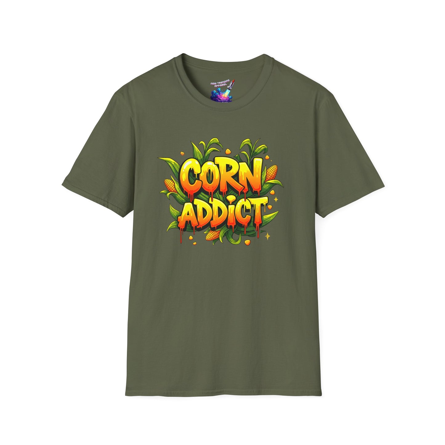 ‘Corn Addict’ Unisex Graphic T-Shirt