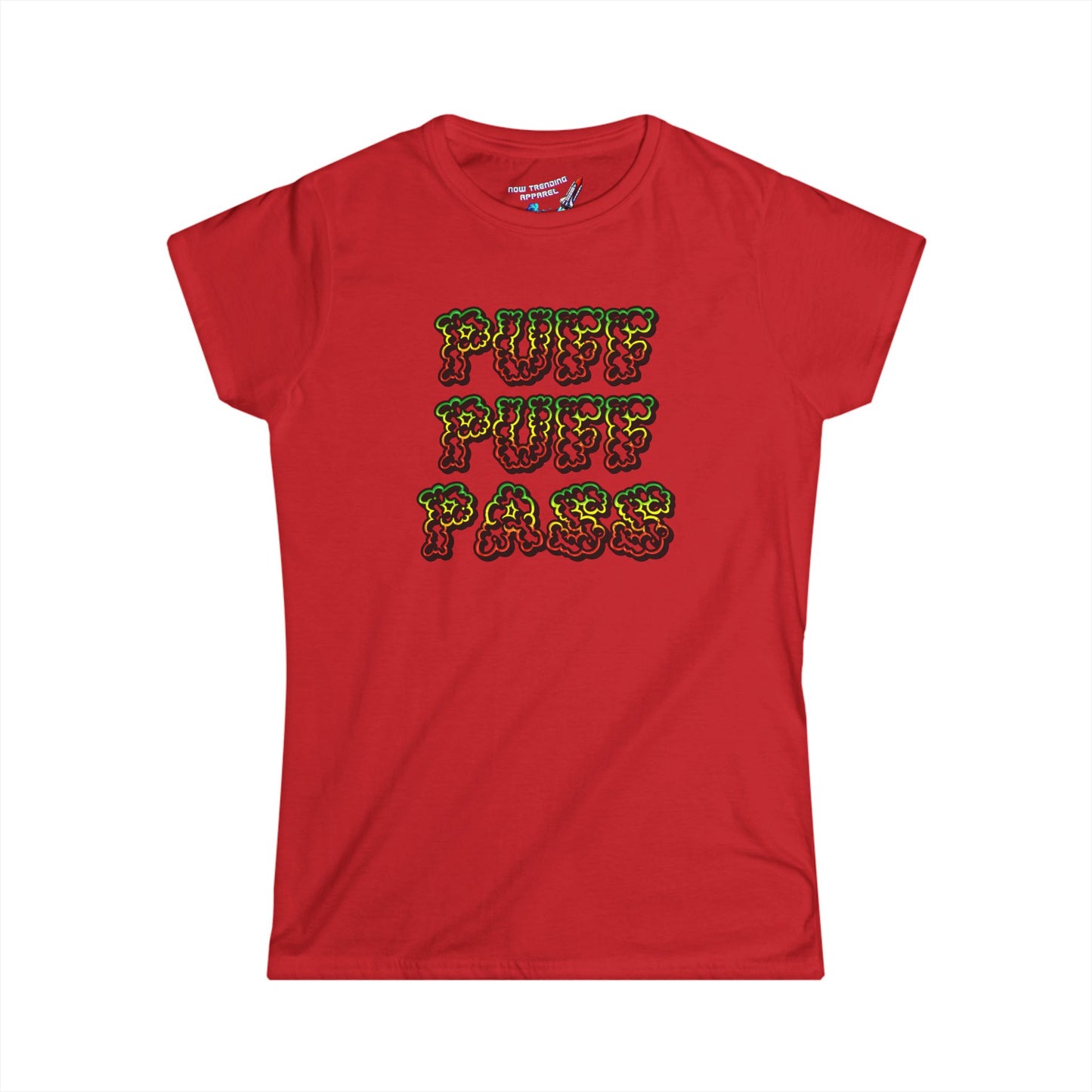 ‘PUFF PUFF PASS’ Women's Graphic T-Shirt