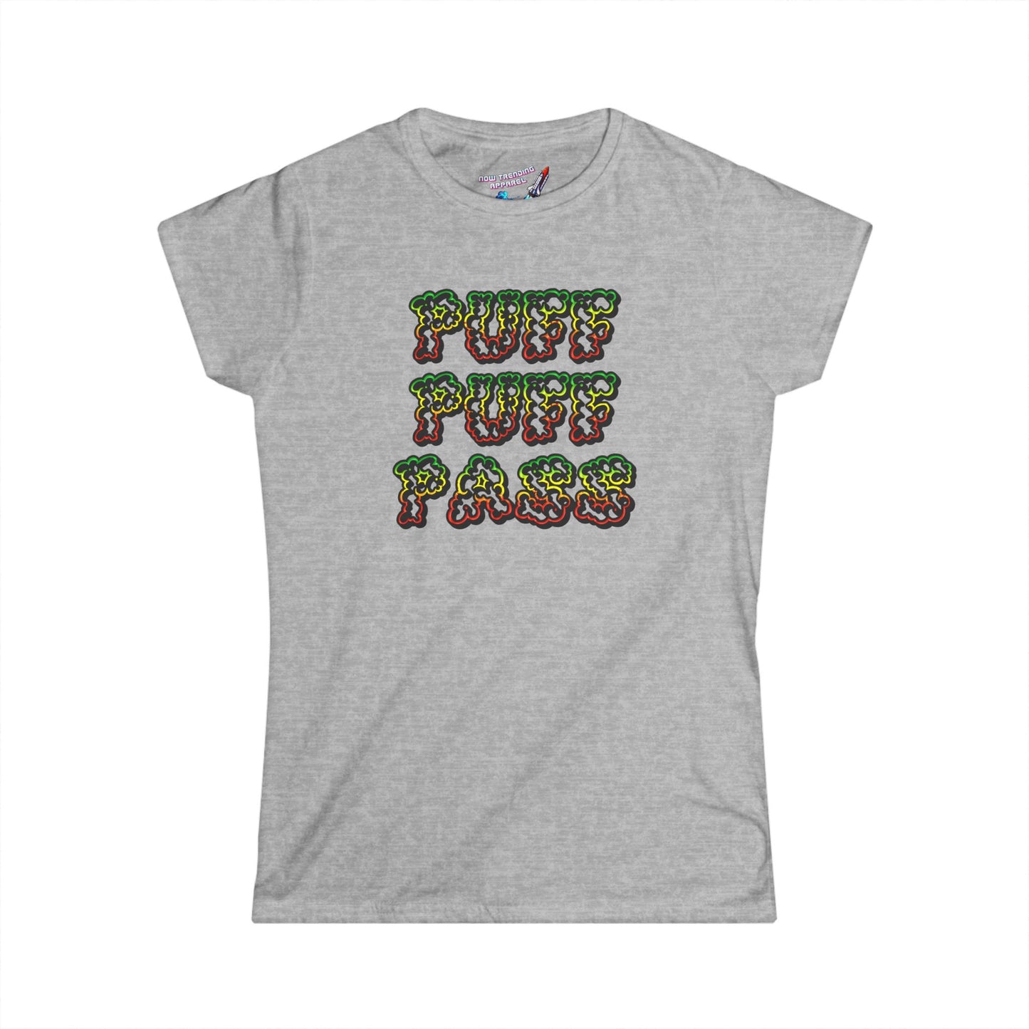 ‘PUFF PUFF PASS’ Women's Graphic T-Shirt