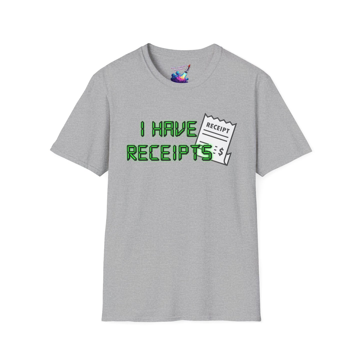 'Receipts' Unisex Graphic T-Shirt