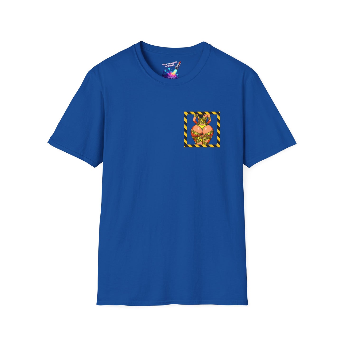 'Be Cautious' Unisex Double-Sided Graphic T-Shirt