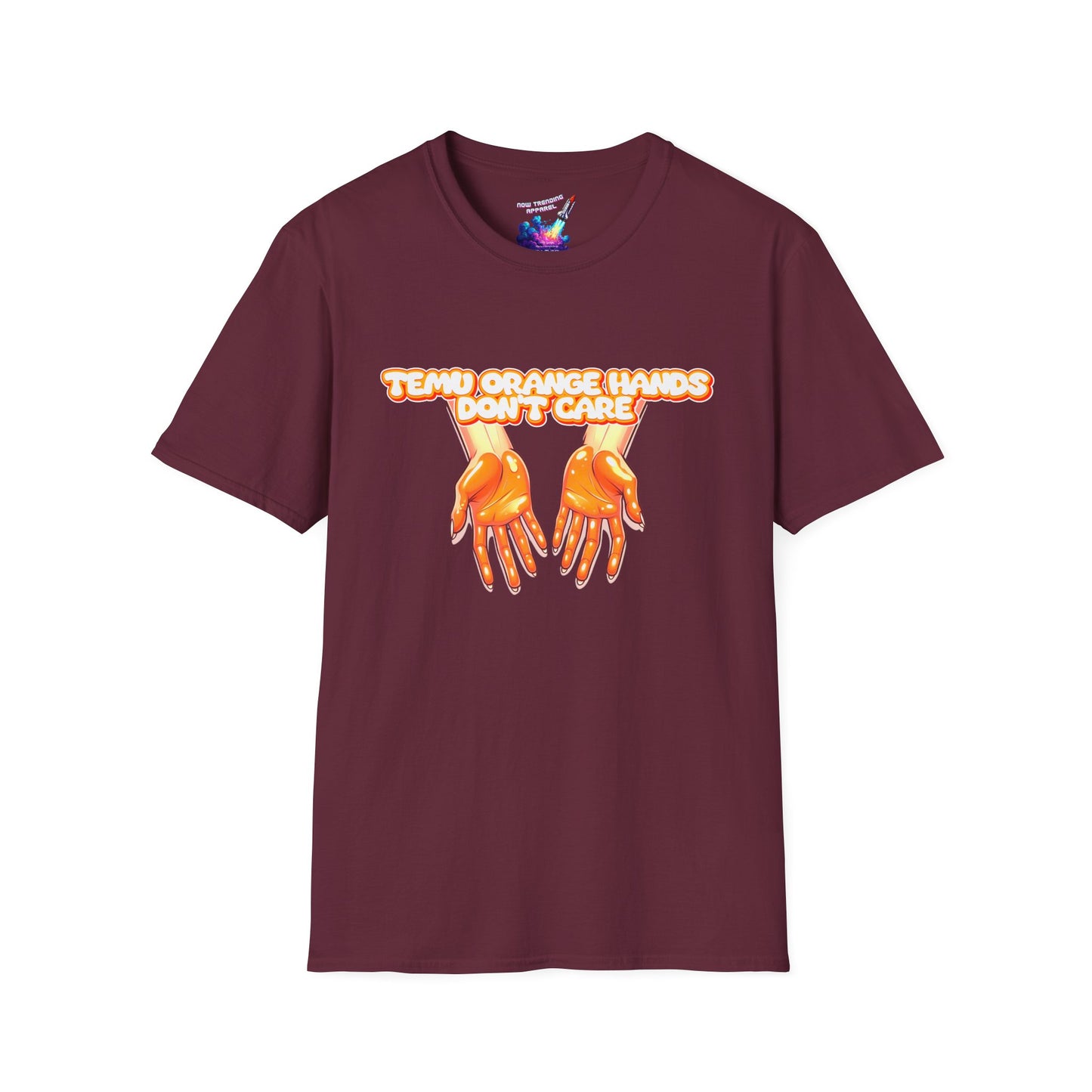 'Temu Orange Hands' Unisex Graphic T-Shirt