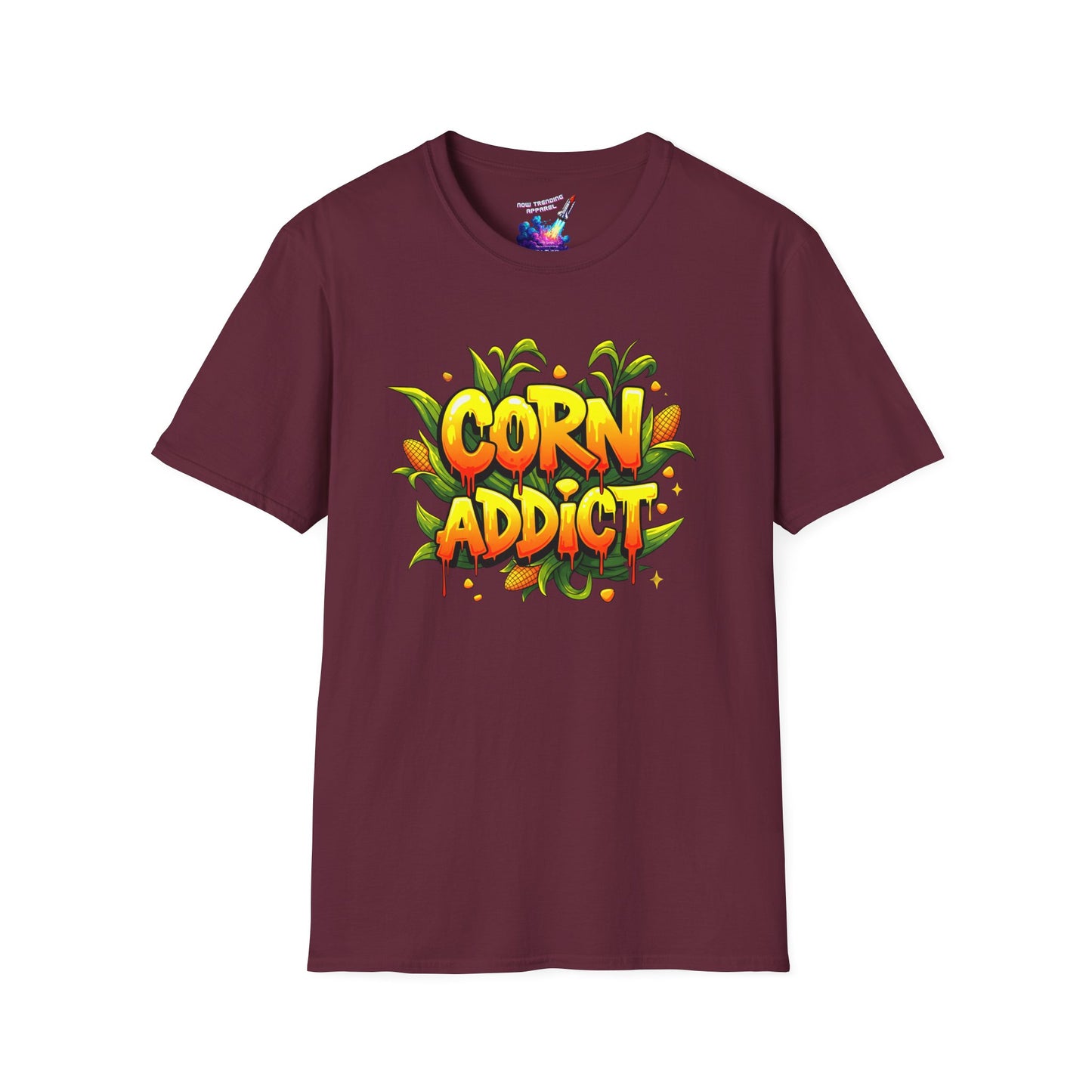 ‘Corn Addict’ Unisex Graphic T-Shirt