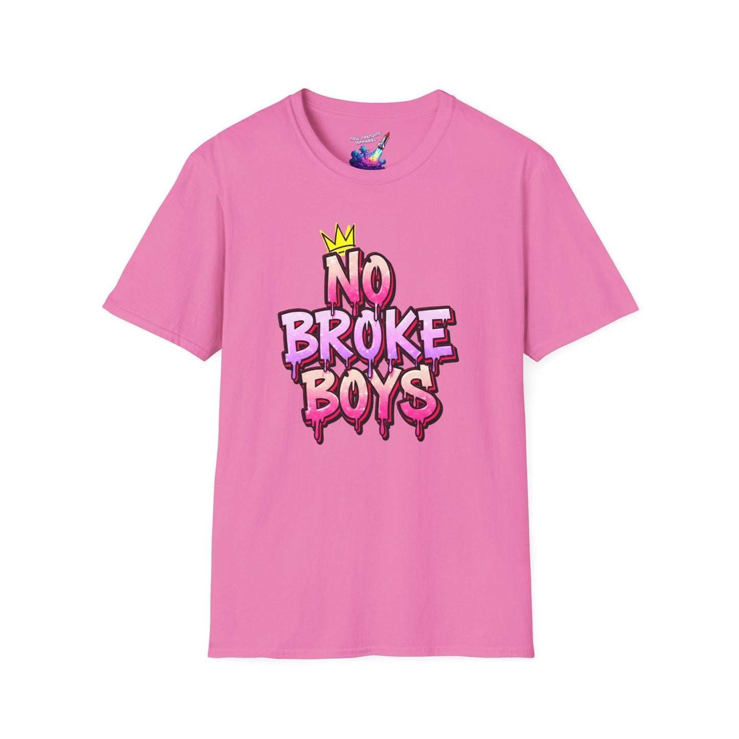 'No Broke Boys' Unisex Graphic T-Shirt