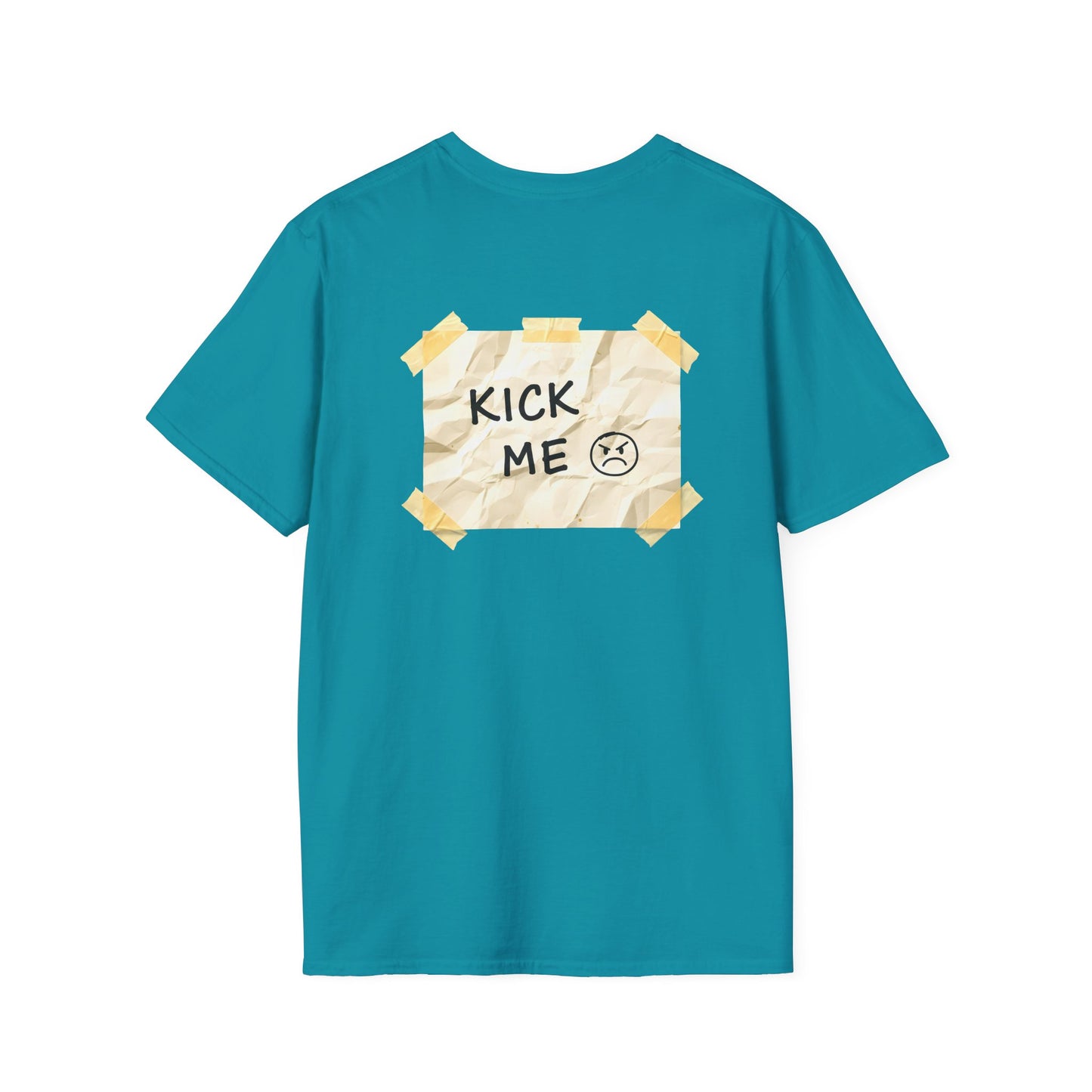 'Kick Me' Unisex Double-Sided Graphic T-Shirt