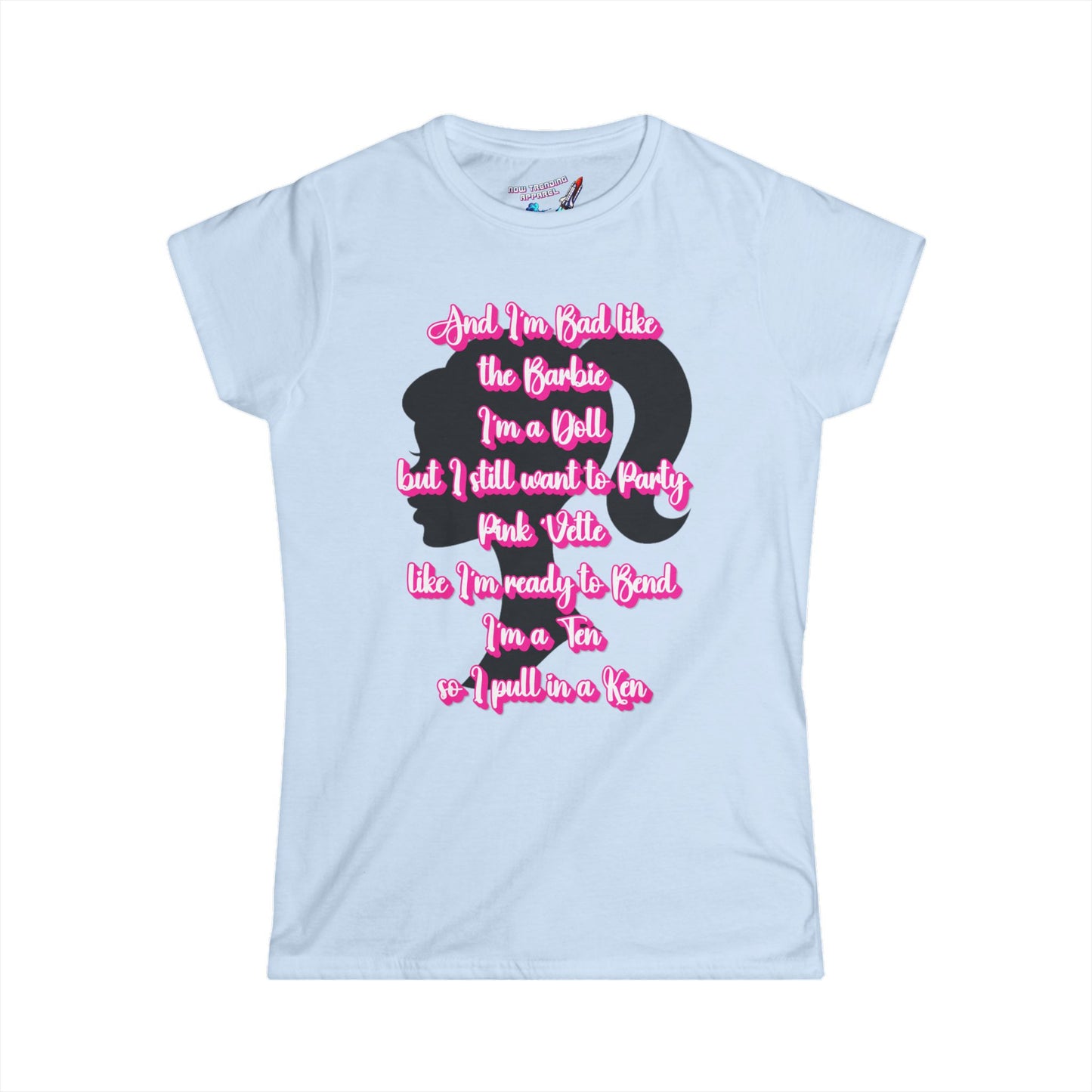 'Bad Like Barbie' Women's Graphic T-shirt