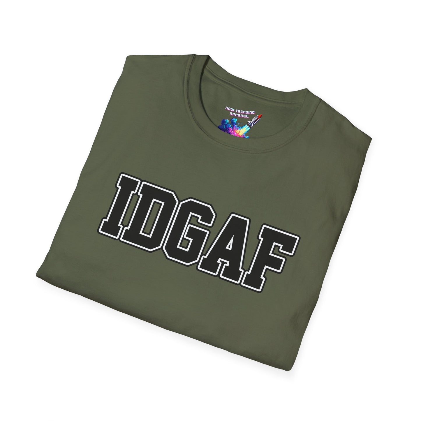 'IDGAF' Unisex Graphic T-Shirt