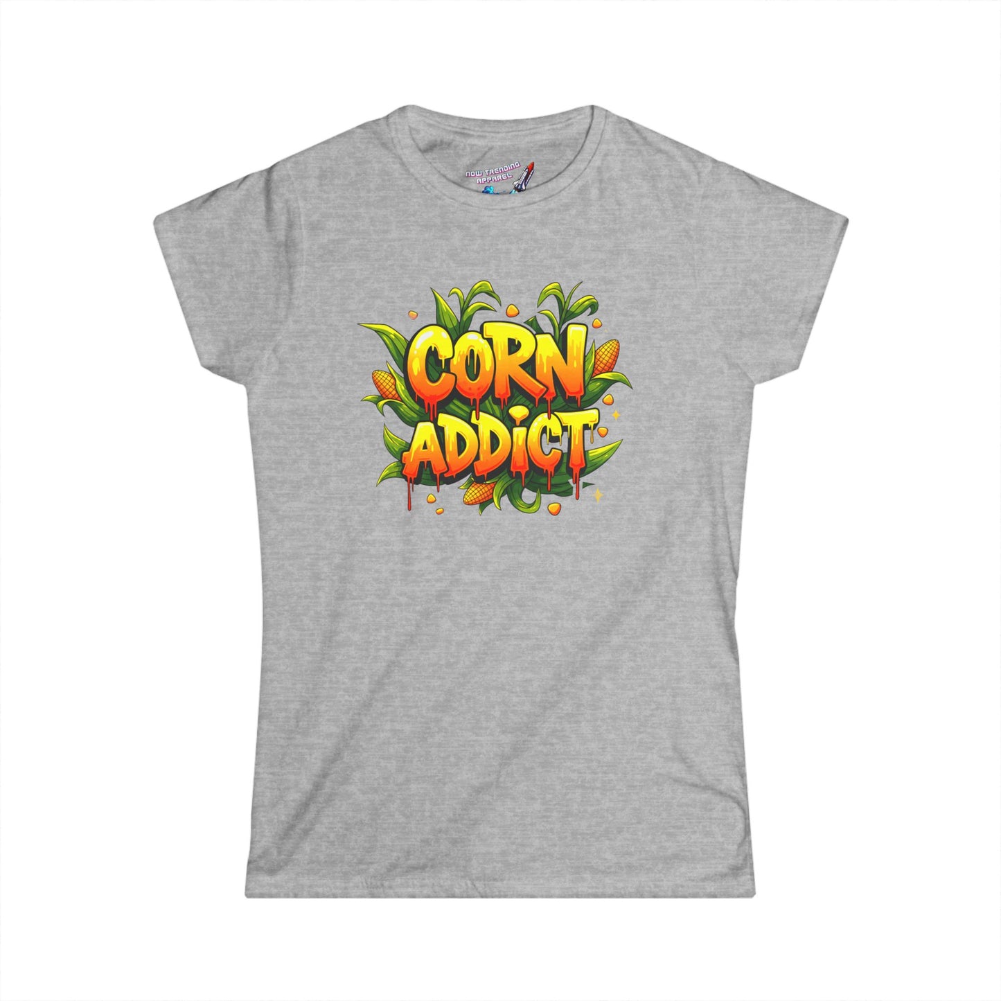 ‘Corn Addict’ Women's Graphic T-Shirt