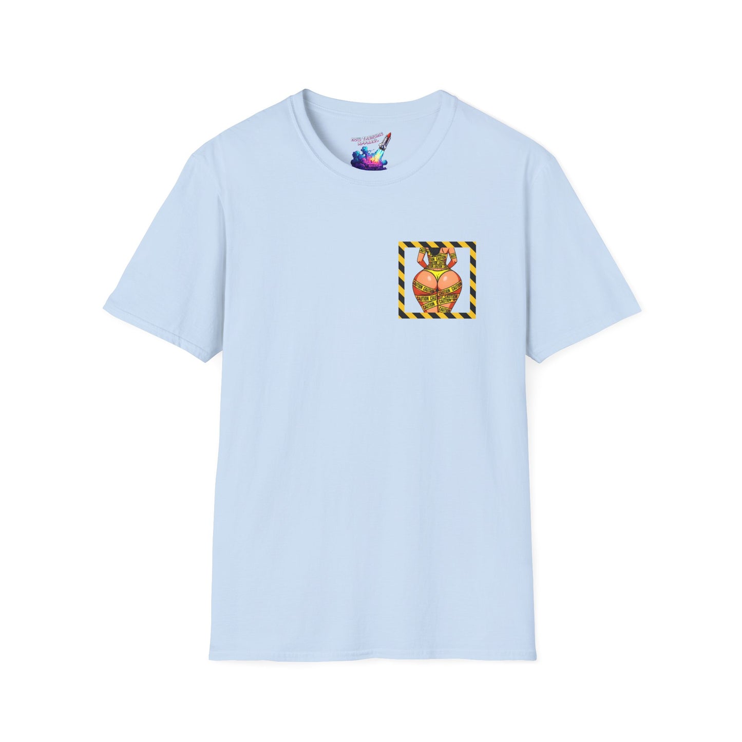 'Be Cautious' Unisex Double-Sided Graphic T-Shirt