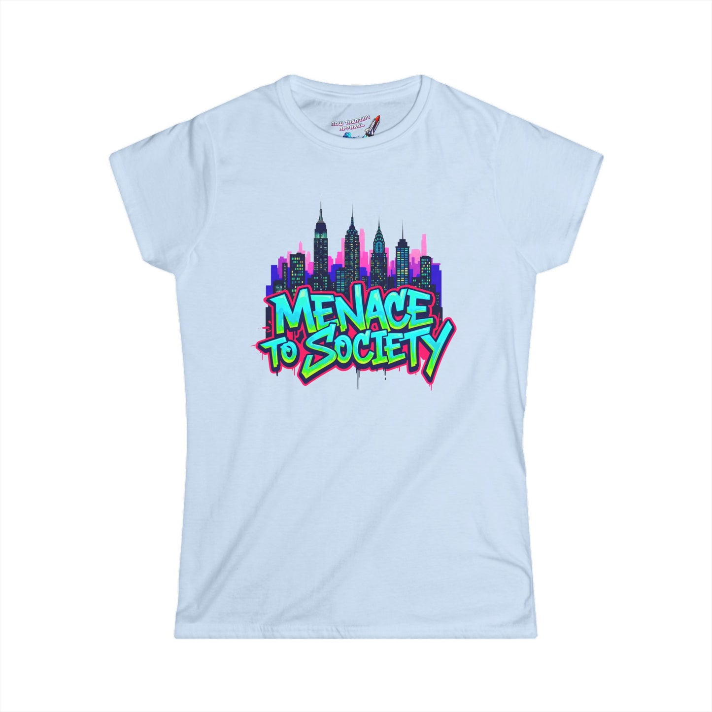 'Menace to Society' Women's Graphic T-Shirt
