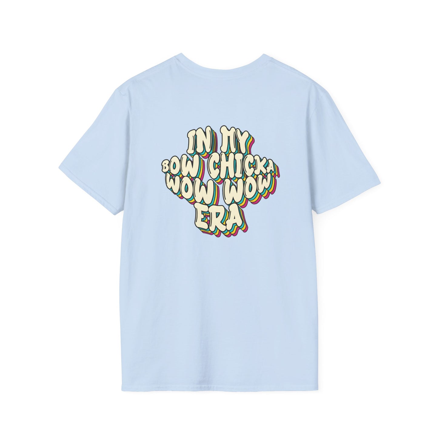 ‘Bow Chicka Wow Wow Era’ Unisex Double-Sided Graphic T-Shirt