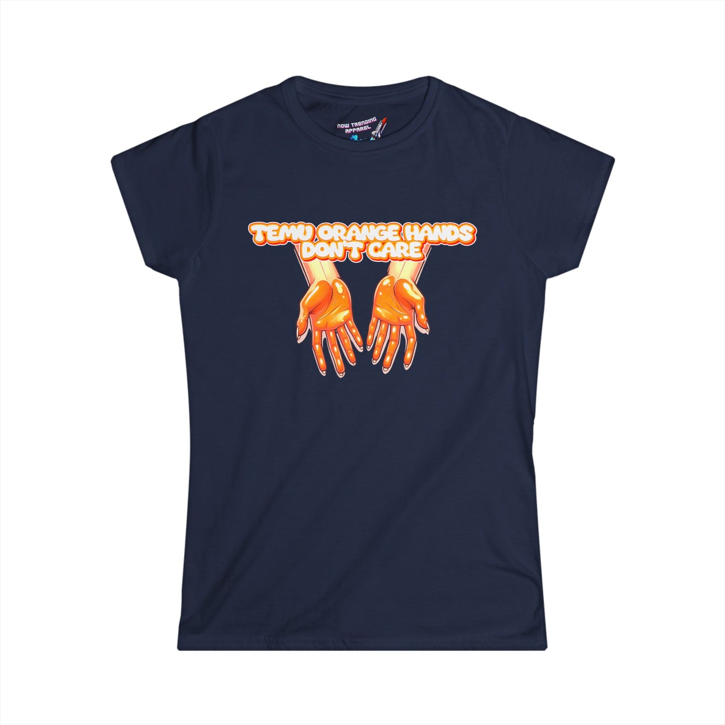 'Temu Orange Hands' Women's Graphic T-Shirt