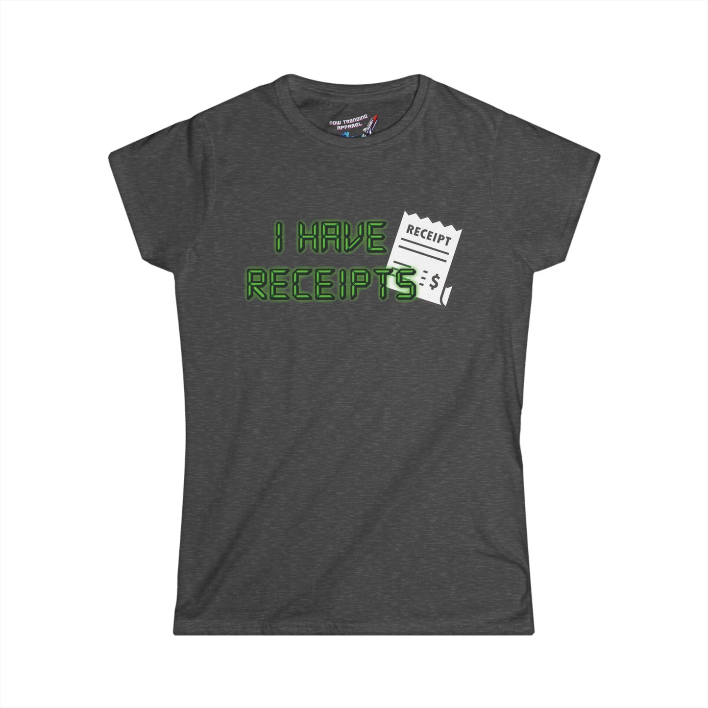 'Receipts' Women's Graphic T-Shirt