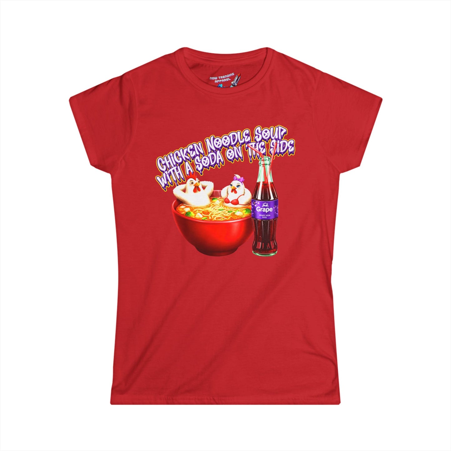 ‘Chicken Noodle’ Women's Graphic T-Shirt