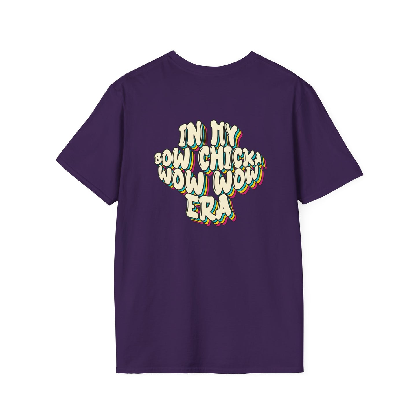 ‘Bow Chicka Wow Wow Era’ Unisex Double-Sided Graphic T-Shirt