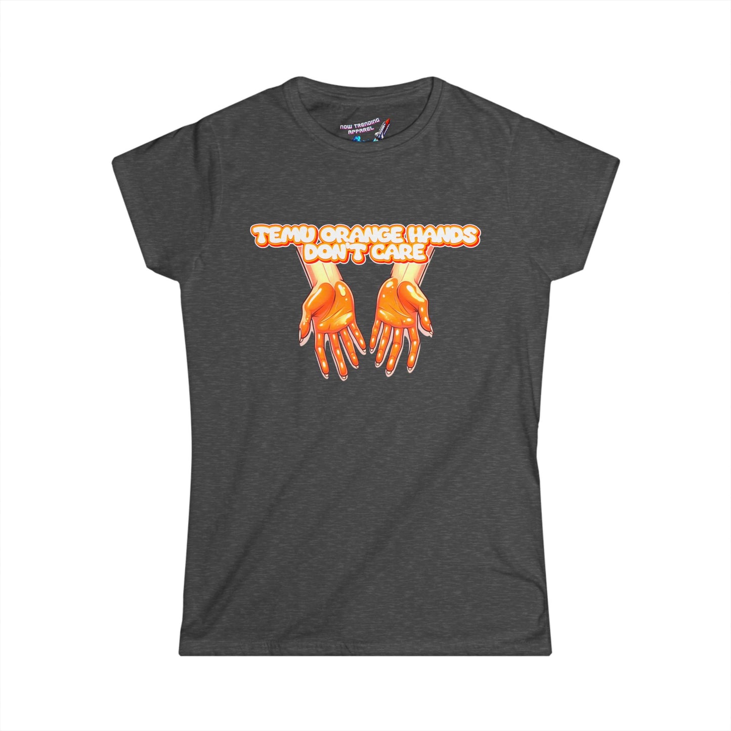 'Temu Orange Hands' Women's Graphic T-Shirt